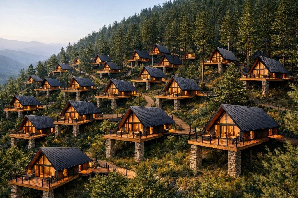 The Crest View A-frame